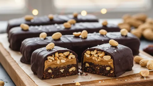 Recette Barres façon Snickers healthy (sans cuisson)