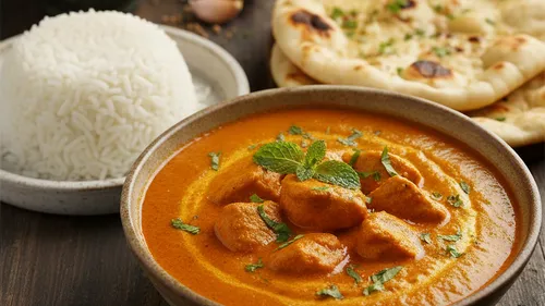 Poulet sauce curry et beurre de cacahuète