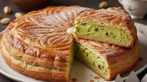 Galette des rois à la pistache