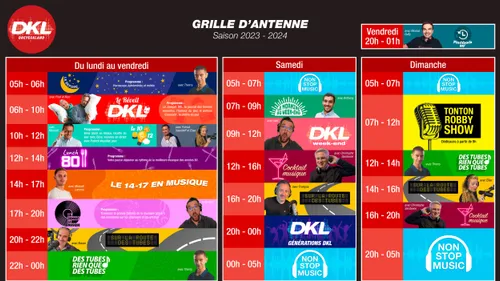 Votre grille des programmes