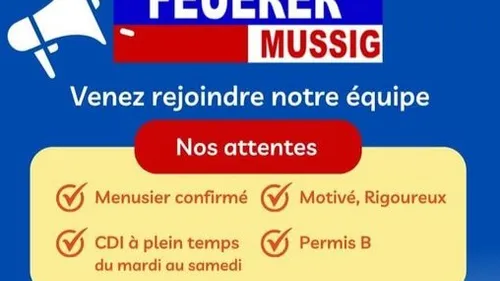 Offre d'emploi Meubles FEUERER