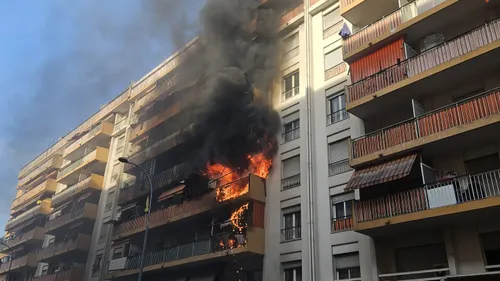Deux blessés graves dans un incendie à l’Ariane à Nice