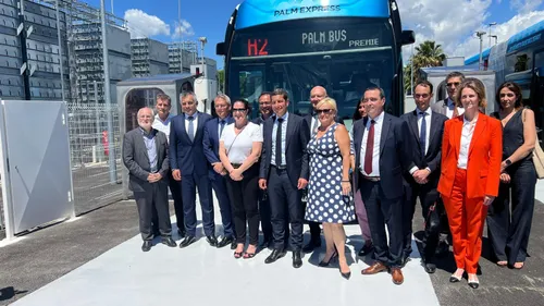 Cannes Lérins met en service ses premiers bus à hydrogène vert
