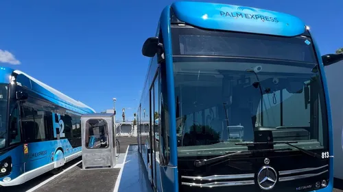 Cannes : les premiers bus à hydrogène renouvelable entrent en service