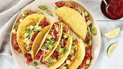 Tacos mexicains au porc haché