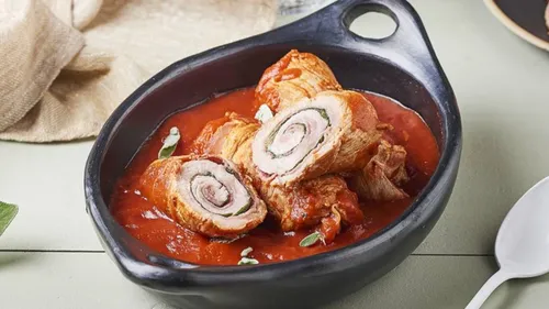 Paupiettes de veau à la napolitaine