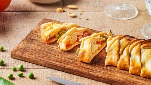 Pizza revisitée en chausson