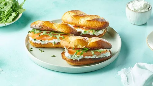 Mauricettes au saumon fumé