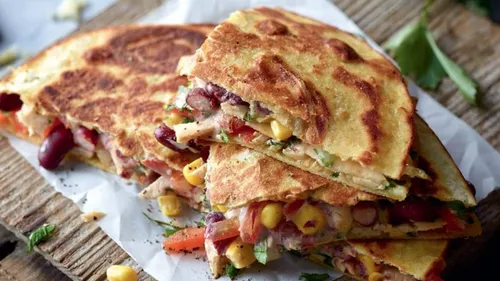 Quésadillas au thon et maïs 