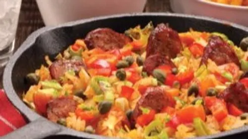 Riz façon paella