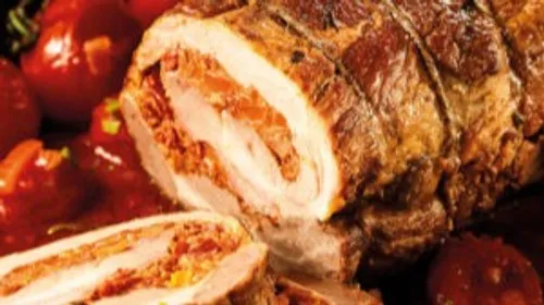 Rôti de porc et tomates séchées