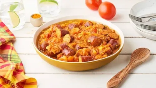 Rougail saucisse de la Réunion