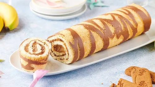 Roulé banane spéculoos de la savane
