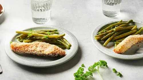 Pavé de saumon en croute de sésame