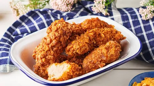 Poulet panné croustillant