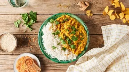 Dahl de lentilles er riz