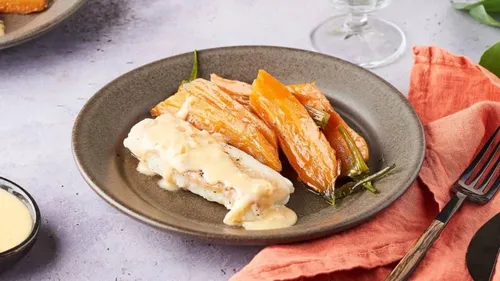 Pavé de cabillaud et carottes 