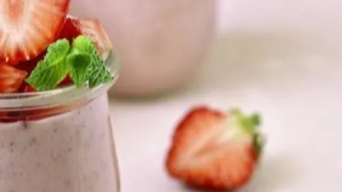 Sabayon glacé à la fraise