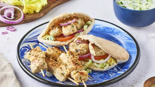 Souvlaki (sandwich grecque)