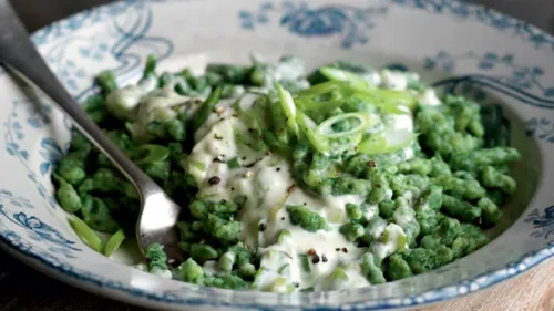 Spätzle aux épinards
