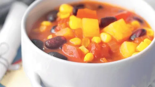 Succotash d'haricots rouges et maïs