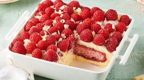 Tiramisu framboise/chocolat blanc
