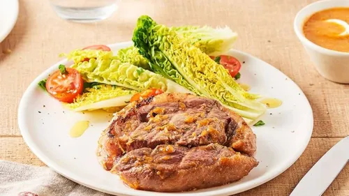 Tournedos de magret de canard marinés à l'abricot