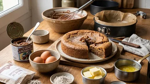 Fondant à la crème de marrons