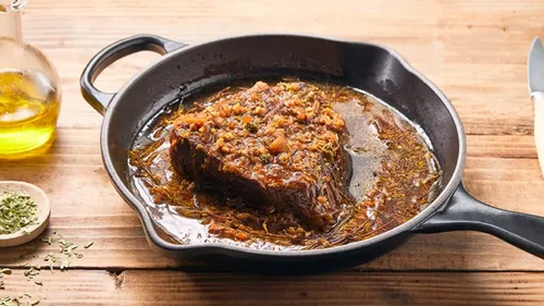 Bœuf confit à l'origan