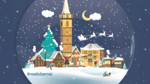 Marché de Noël d'Obernai confiant