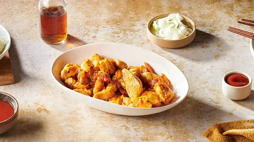 Filets de poulet sauce aigre douce maison