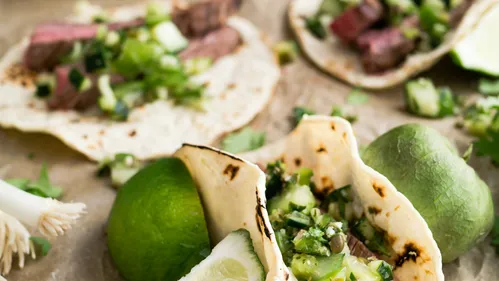 Tacos mexicain au filet de bœuf 