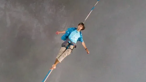 Il marche là où les oiseaux volent