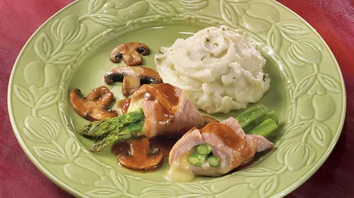 Escalope de veau aux asperges