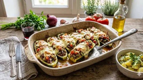 Courgettes farcies