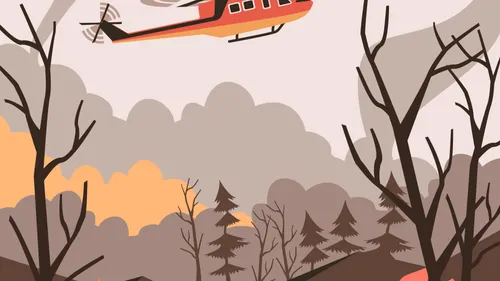 Un départ de feu causé par la foudre dans l’arrière-pays niçois
