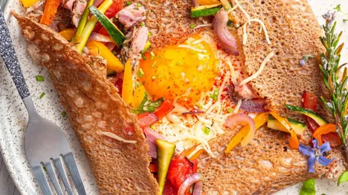 Garniture de légumes pour crêpes salées