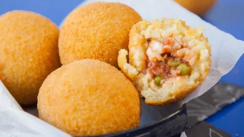 Recette anti-gâchis d'arancini bolognaise petits pois