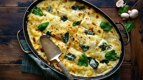 Lasagnes épinards-ricotta-champignons