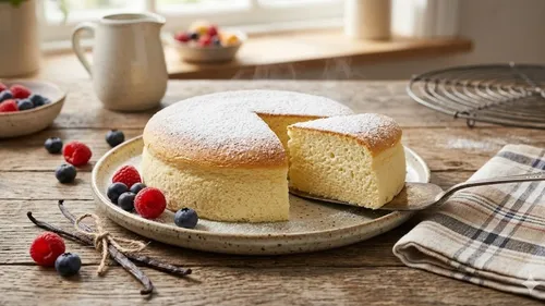 Cheesecake japonais moelleux