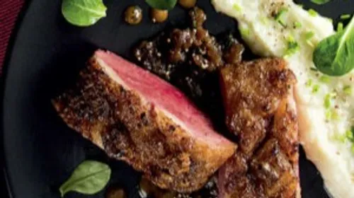Magret de canard au quarte épices