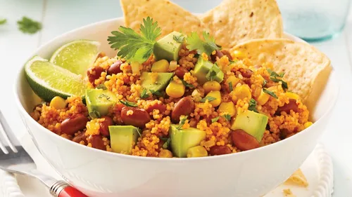 Salade de couscous et avocat à la mexicaine