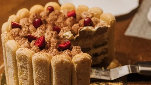 Charlotte au chocolat et café