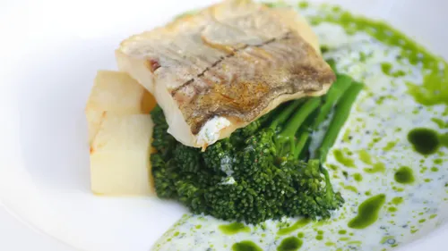 Filet de cabillaud sur lit de brocoli 