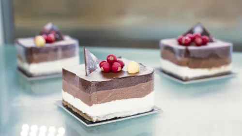 Entremet de mousse 3 chocolats