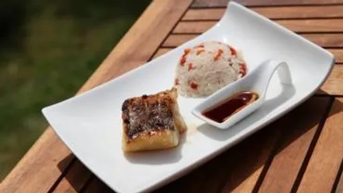 Lieu jaune et sauce au mirin