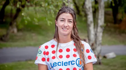 Le rêve de gosse d'Audrey, au coeur de la caravane Leclerc sur le...