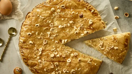 Galettes des rois au sirop d'érable et aux noisettes