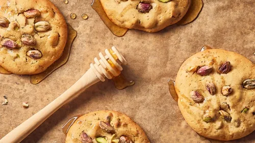 Cookies aux pistaches et miel