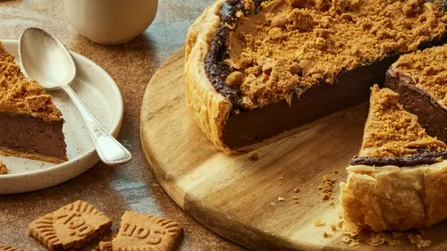 Flan au chocolat et spéculoos